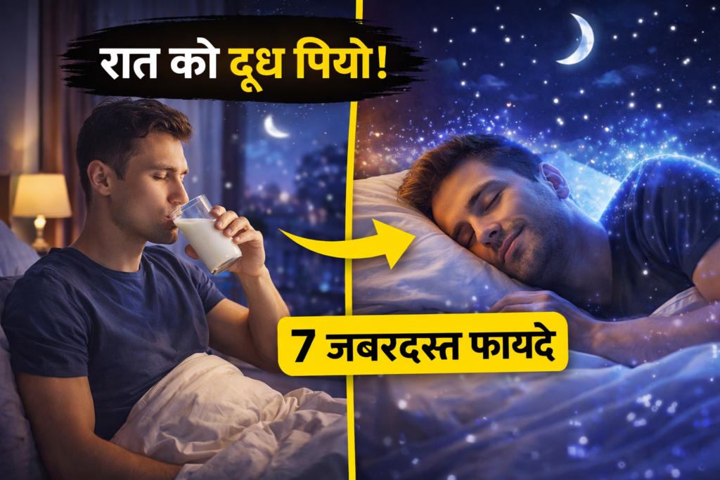 Drinking milk before sleep benefits